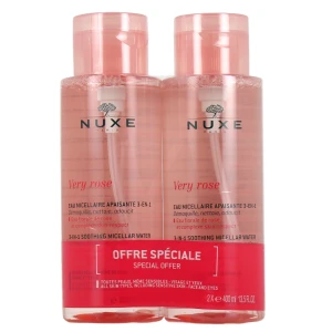 Nuxe Very Rose Eau Micellaire Apaisante 3 En 1 2fl Pompe/400ml