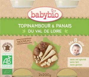 Babybio Aliment Infant Topinambour Panais 2pots/200g