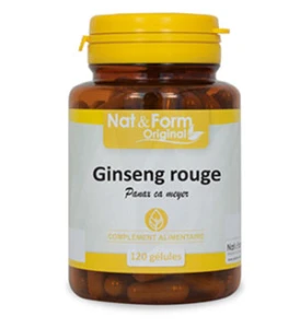 Nat&form Bio Ginseng Rouge Gélules B/80