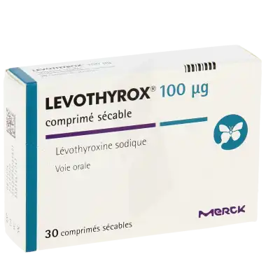 LEVOTHYROX 100 microgrammes, comprimé sécable