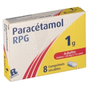 Paracetamol Sun 1 G, Comprimé Sécable