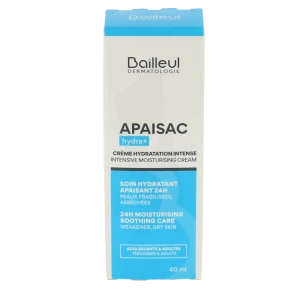 Apaisac Hydra+ Cr Hydratation Intense T/40ml