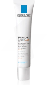 Effaclar Duo + Spf30 Crème Soin Anti-imperfections T/40ml