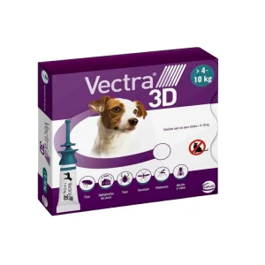 Vectra 3d Solution Spot-on Pour Chiens De 4-10 Kg, Solution Pour Spot-on