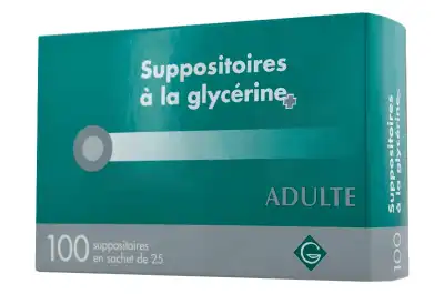 Gilbert Suppositoires Glycerine Adulte, Bt 100 à LA COTE-SAINT-ANDRÉ