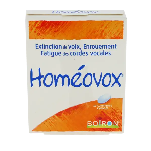 Boiron Homeovox, Comprimé Enrobé