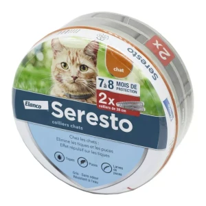 Seresto Collier Chats, Collier Médicamenteux