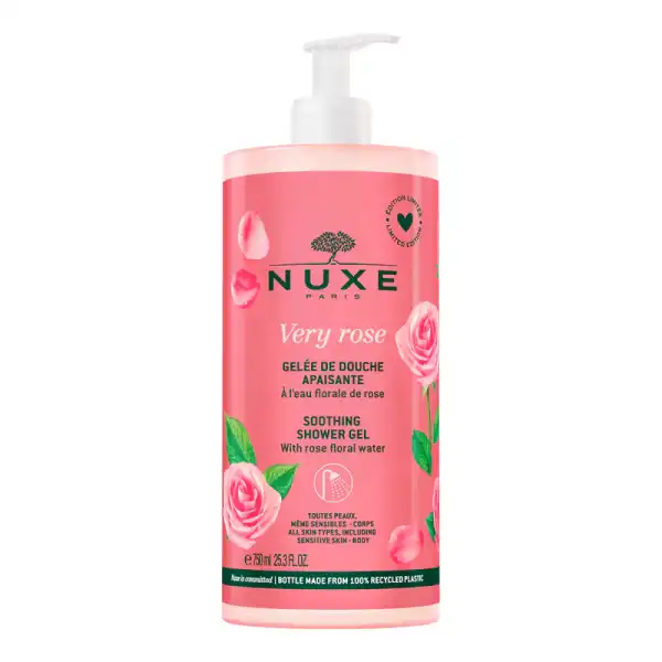 Nuxe Very Rose Gelée De Douche Fl Pompe/750ml