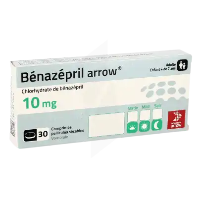 Benazepril Arrow 10 Mg, Comprimé Pelliculé Sécable à Bressuire
