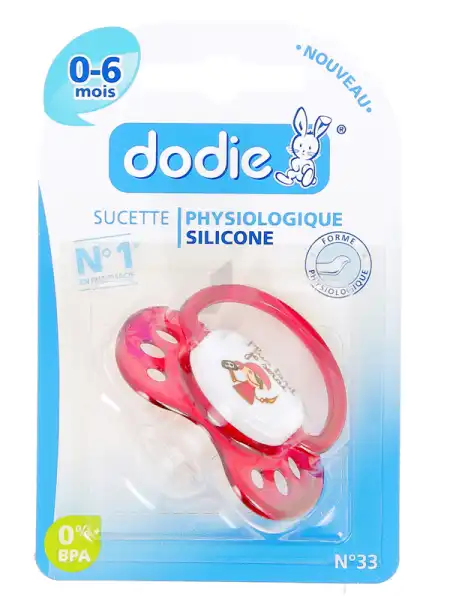 Sucette Dodie Anatomique Silicone 0-6 Mois