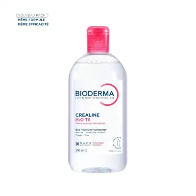 Bioderma Créaline H2o Ts Eau Micellaire Démaquillante Peau Très Sèche 500ml à MARIGNANE