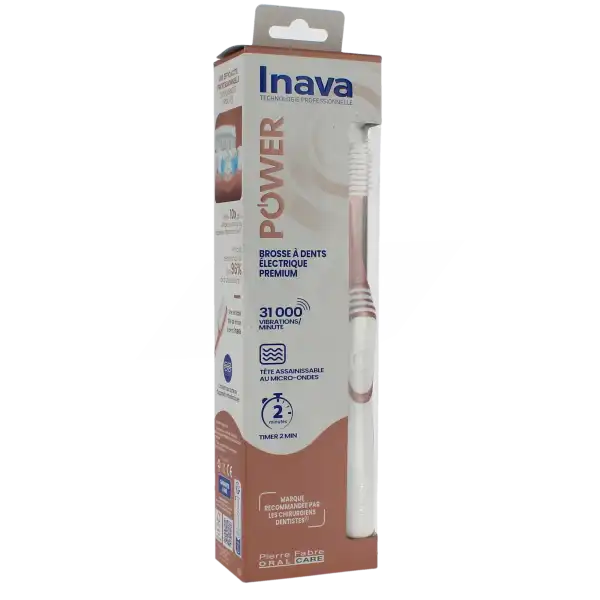 Inava Power Brosse Dents électrique Rose