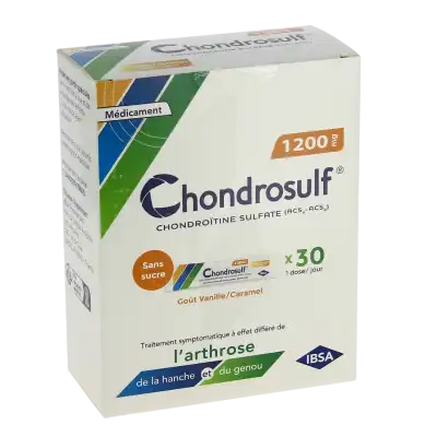 CHONDROSULF SANS SUCRE 1200 mg gel oral, édulcoré au xylitol