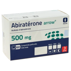 Abiraterone Arrow 500 Mg, Comprimé Pelliculé