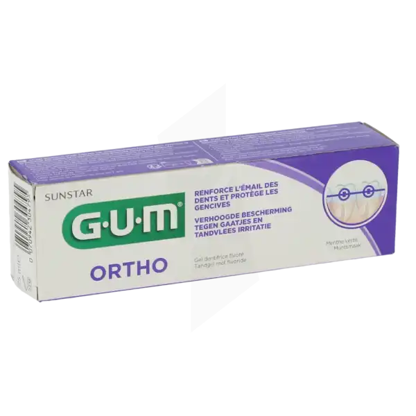 Gum Ortho Gel Dentifrice T/75ml