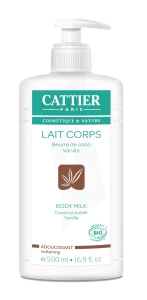 Cattier Lait Corps Adoucissant Coco Vanille Bio 500ml