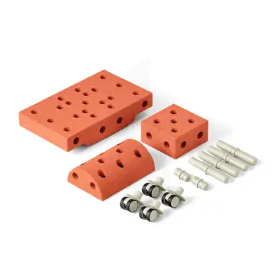 Modu-Set-Cur-Bo-Dg Jeu de Construction Evolutif Curiosity Kit Modu Orange