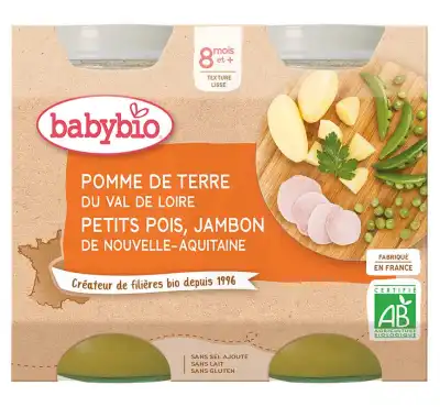 Babybio Pot Pomme De Terre Petits Pois Jambon à MARSEILLE
