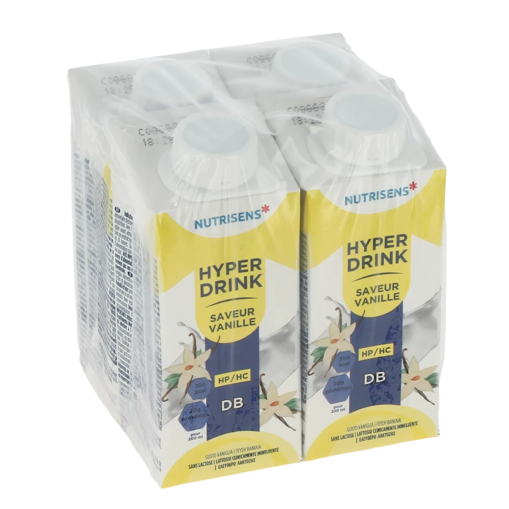 Nutrisens Hyperdrink Db Nutriment Vanille 4briques/200ml