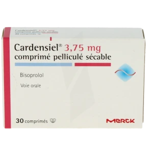 Cardensiel 3,75 Mg, Comprimé Pelliculé Sécable