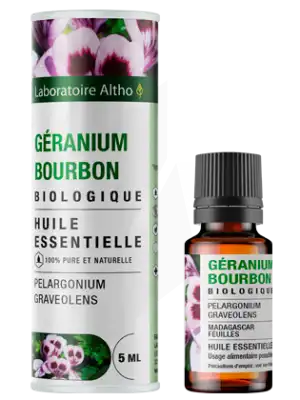 Laboratoire Altho Huile Essentielle Géranium Bourbon Bio 5ml à PERTUIS