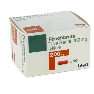 Fenofibrate Teva Sante 200 Mg, Gélule à TOULOUSE