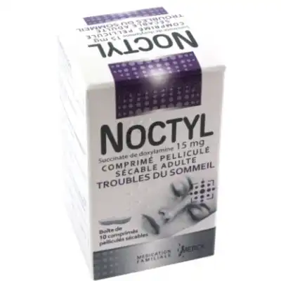 NOCTYL 15 mg, comprimé pelliculé sécable