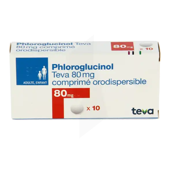 Phloroglucinol Teva 80 Mg, Comprimé Orodispersible