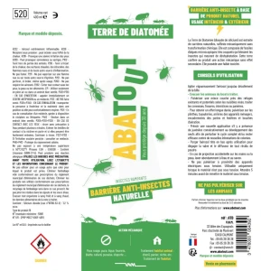 Abatout Barrière Anti-insectes Terre De Diatomée Spray/400ml