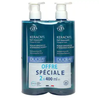 Keracnyl Gel Moussant 2fl Pompe/400ml à Hendaye