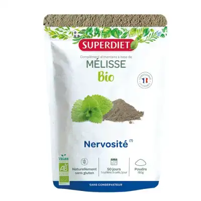 Superdiet Mélisse Bio Poudre Sachet/150g à VALENCE