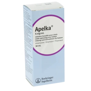 Apelka 5 Mg/ml Solution Buvable Pour Chats, Solution Buvable