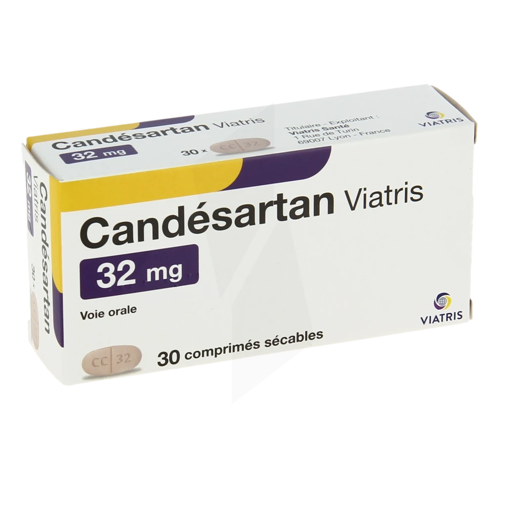 Candesartan Viatris 32 Mg, Comprimé Sécable