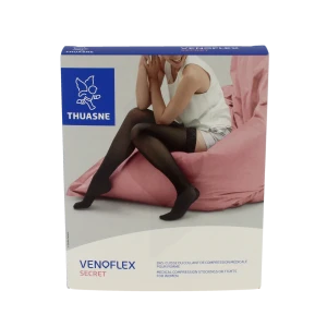 Venoflex Secret 2 Bas Antiglisse Femme Beige Bronzant T2 N