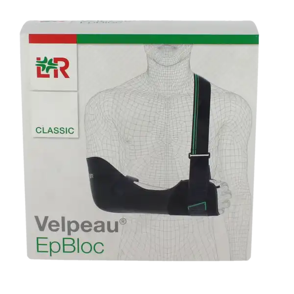 Velpeau Epbloc Gilet Blocage D'épaule Noir/vert T3