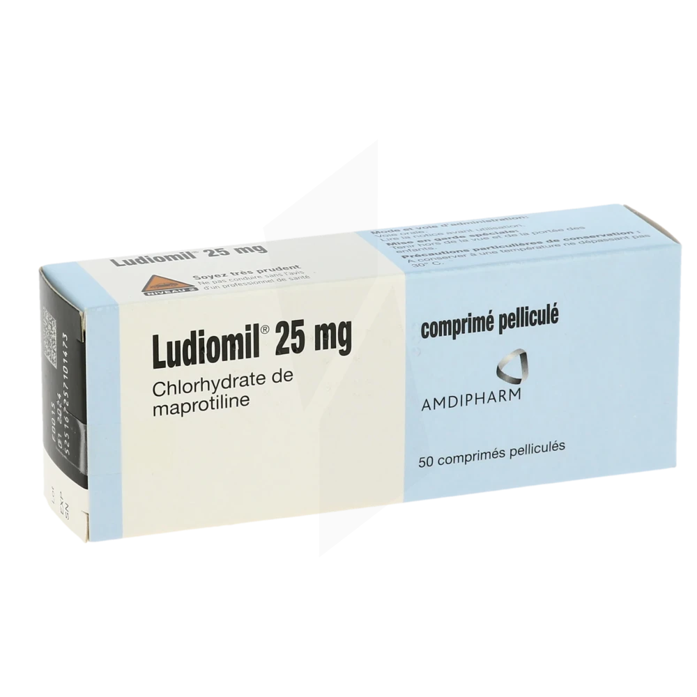 Ludiomil 25 Mg, Comprimé Pelliculé