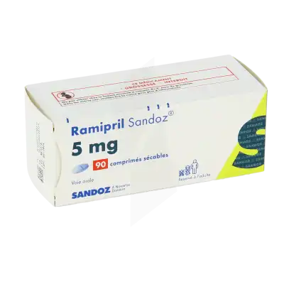 RAMIPRIL SANDOZ 5 mg, comprimé sécable