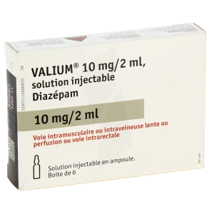 Valium 10 Mg/2 Ml, Solution Injectable