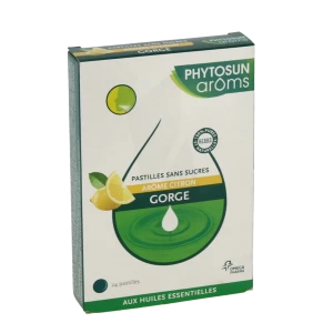 Phytosun Arôms Pastilles Sans Sucre Gorge Arôme Citron X 24