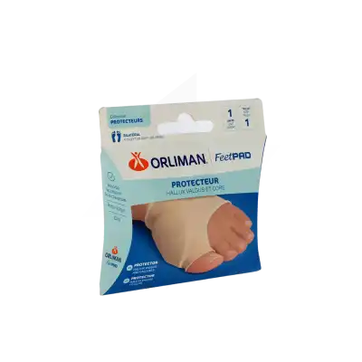 Orliman Feet Pad Hallus Valgus Protecteur Oignons Et Cors Taille S B/1 à MARSEILLE