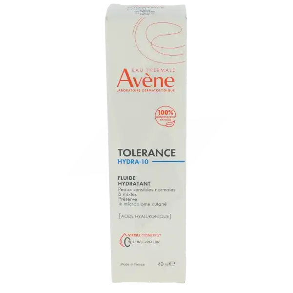 Avène Eau Thermale Tolérance Hydra-10 Fluide Hydratante T/40ml