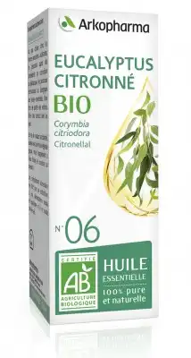 Acheter Arkopharma Huile essentielle Bio N°6 Eucalyptus Citronné Fl/10ml à MULHOUSE