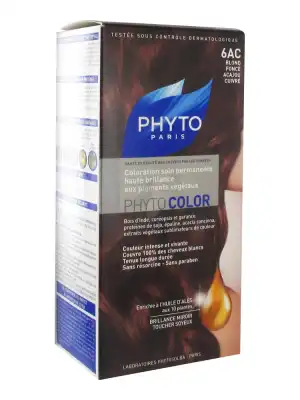 Phytocolor Coloration Permanente Phyto Blond Fonce Acajou Cuivre 6ac à Venerque