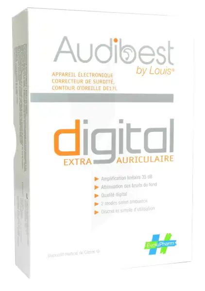 Audibest By Louis Appareil électronique Correcteur De Surdité Contour Oreille Droite