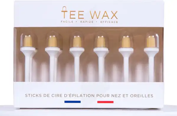 Tee Wax 12 Sticks De Cire D'epilation Nez Et Oreilles