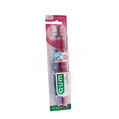 Gum Pro Sensitive Brosse Dents Ultra-souple Duo Pack à VIC-FEZENSAC