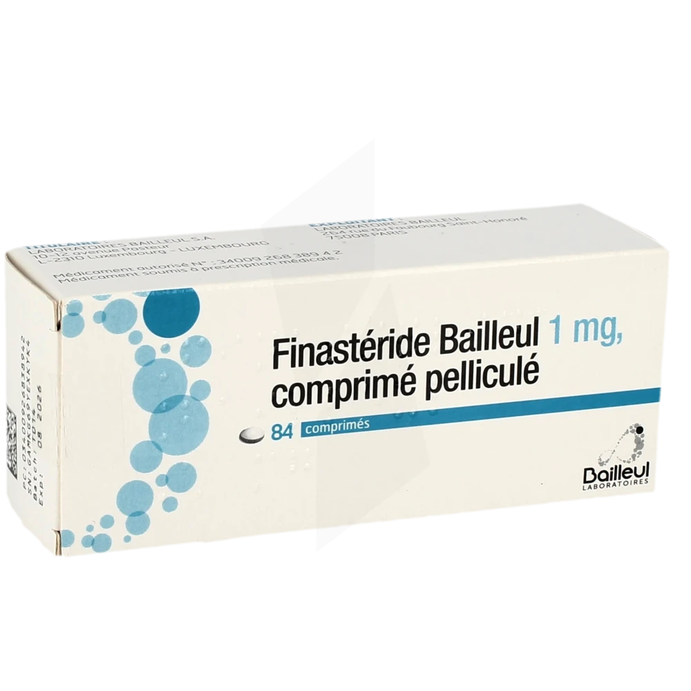 Finasteride Bailleul 1 Mg, Comprimé Pelliculé