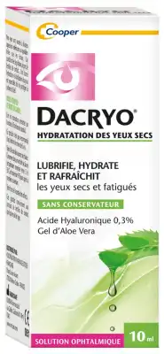 Dacryo Hydratation Yeux Secs S Oculaire Fl/10ml à Paris