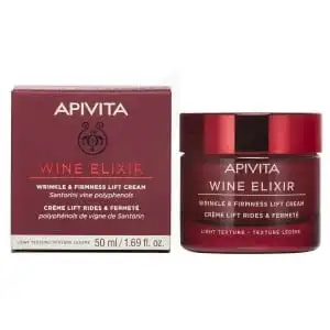 Apivita - Wine Elixir Crème Lift Rides & Fermeté - Texture Légèreavec Polyphénol De Vigne De Santorin 50ml