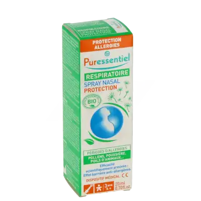 Puressentiel Respiratoire Spray  Nasal Protection Allergie 20ml à Noisy-le-Sec